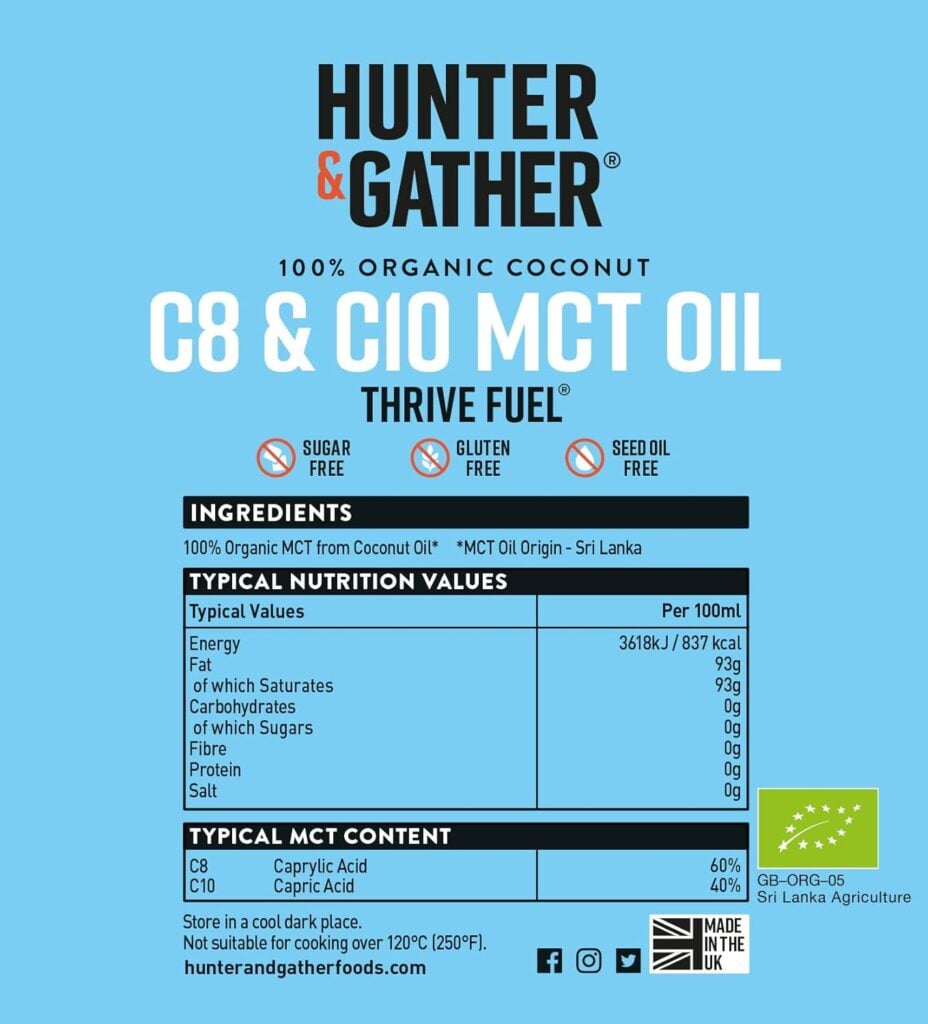 Hunter & Gather C8 & C10 MCT Oil — image 5
