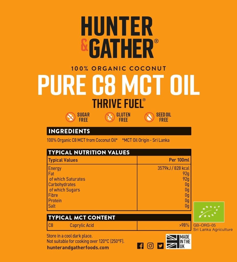 Hunter & Gather Pure C8 MCT Oil — image 5