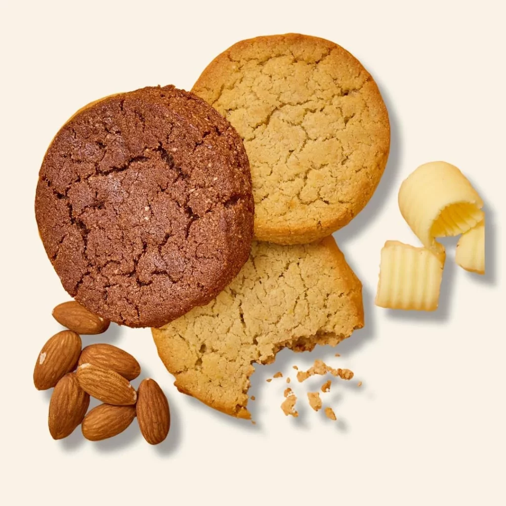 Keto Collective Keto Cookies I 1.5g Net Carbs I 30g x 12 I Keto Snacks I Low Sugar I Made with Real Butter I High Fibre I Low Carb Snacks, Gluten Free Cookies (Mixed) — image 4